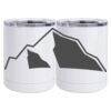 10 oz. White Stainless Steel Short Tumbler Thumbnail