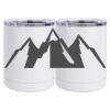 10 oz. White Stainless Steel Short Tumbler Thumbnail