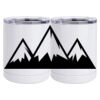 10 oz. White Stainless Steel Short Tumbler Thumbnail