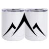 10 oz. White Stainless Steel Short Tumbler Thumbnail
