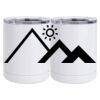 10 oz. White Stainless Steel Short Tumbler Thumbnail