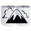 10 oz. White Stainless Steel Short Tumbler Thumbnail