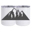 10 oz. White Stainless Steel Short Tumbler Thumbnail