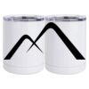 10 oz. White Stainless Steel Short Tumbler Thumbnail