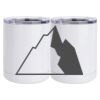 10 oz. White Stainless Steel Short Tumbler Thumbnail