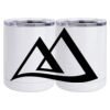 10 oz. White Stainless Steel Short Tumbler Thumbnail