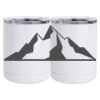 10 oz. White Stainless Steel Short Tumbler Thumbnail
