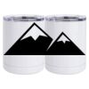 10 oz. White Stainless Steel Short Tumbler Thumbnail