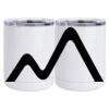 10 oz. White Stainless Steel Short Tumbler Thumbnail