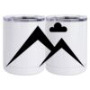 10 oz. White Stainless Steel Short Tumbler Thumbnail