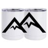 10 oz. White Stainless Steel Short Tumbler Thumbnail