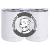 10 oz. White Stainless Steel Short Tumbler Thumbnail