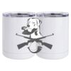 10 oz. White Stainless Steel Short Tumbler Thumbnail