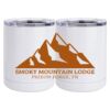 10 oz. White Stainless Steel Short Tumbler Thumbnail