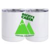 10 oz. White Stainless Steel Short Tumbler Thumbnail