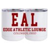 10 oz. White Stainless Steel Short Tumbler Thumbnail