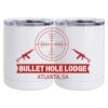 10 oz. White Stainless Steel Short Tumbler Thumbnail
