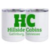 10 oz. White Stainless Steel Short Tumbler Thumbnail