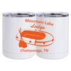 10 oz. White Stainless Steel Short Tumbler Thumbnail