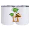 10 oz. White Stainless Steel Short Tumbler Thumbnail