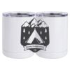 10 oz. White Stainless Steel Short Tumbler Thumbnail