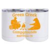 10 oz. White Stainless Steel Short Tumbler Thumbnail