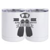 10 oz. White Stainless Steel Short Tumbler Thumbnail