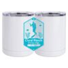 10 oz. White Stainless Steel Short Tumbler Thumbnail