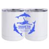 10 oz. White Stainless Steel Short Tumbler Thumbnail