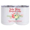 10 oz. White Stainless Steel Short Tumbler Thumbnail