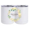 10 oz. White Stainless Steel Short Tumbler Thumbnail