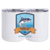 10 oz. White Stainless Steel Short Tumbler Thumbnail