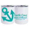 10 oz. White Stainless Steel Short Tumbler Thumbnail