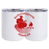 10 oz. White Stainless Steel Short Tumbler Thumbnail