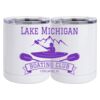 10 oz. White Stainless Steel Short Tumbler Thumbnail