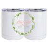 10 oz. White Stainless Steel Short Tumbler Thumbnail