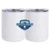 10 oz. White Stainless Steel Short Tumbler Thumbnail