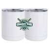10 oz. White Stainless Steel Short Tumbler Thumbnail