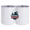 10 oz. White Stainless Steel Short Tumbler Thumbnail