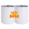 10 oz. White Stainless Steel Short Tumbler Thumbnail