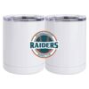 10 oz. White Stainless Steel Short Tumbler Thumbnail
