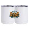 10 oz. White Stainless Steel Short Tumbler Thumbnail