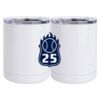 10 oz. White Stainless Steel Short Tumbler Thumbnail