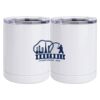 10 oz. White Stainless Steel Short Tumbler Thumbnail