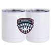 10 oz. White Stainless Steel Short Tumbler Thumbnail