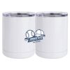 10 oz. White Stainless Steel Short Tumbler Thumbnail