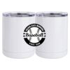 10 oz. White Stainless Steel Short Tumbler Thumbnail