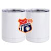 10 oz. White Stainless Steel Short Tumbler Thumbnail