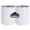 10 oz. White Stainless Steel Short Tumbler Thumbnail