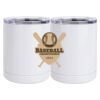 10 oz. White Stainless Steel Short Tumbler Thumbnail